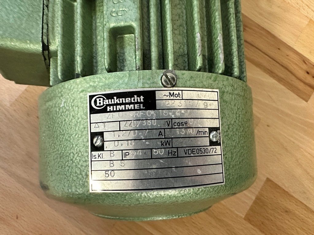 Getriebemotor Bauknecht Himmel ZFO – GRF 0,18/4-7
