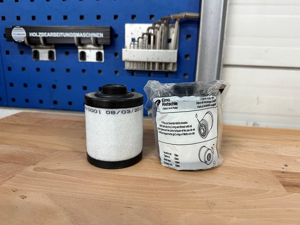 2 Stück Luftfilter Elmo Rietschle 84524/0001