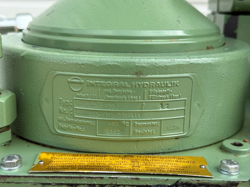 Hydraulikaggregat Integral Hydraulik Typ D 2,0 -100 /1,5
