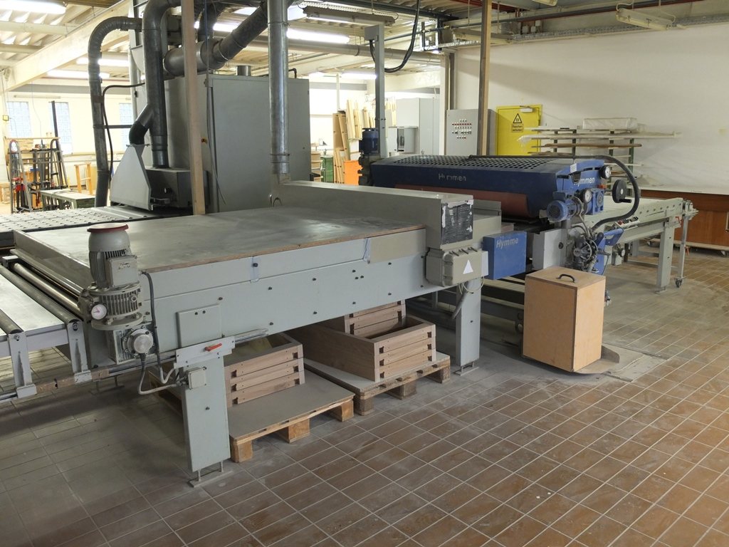 Walzenlackauftragsmaschine Hymmen Typ CombiCoater ELX-S 1400