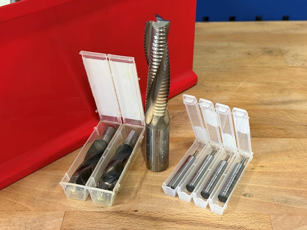 Posten Fräser und Bohrer mit Schaft für CNC Maschinen