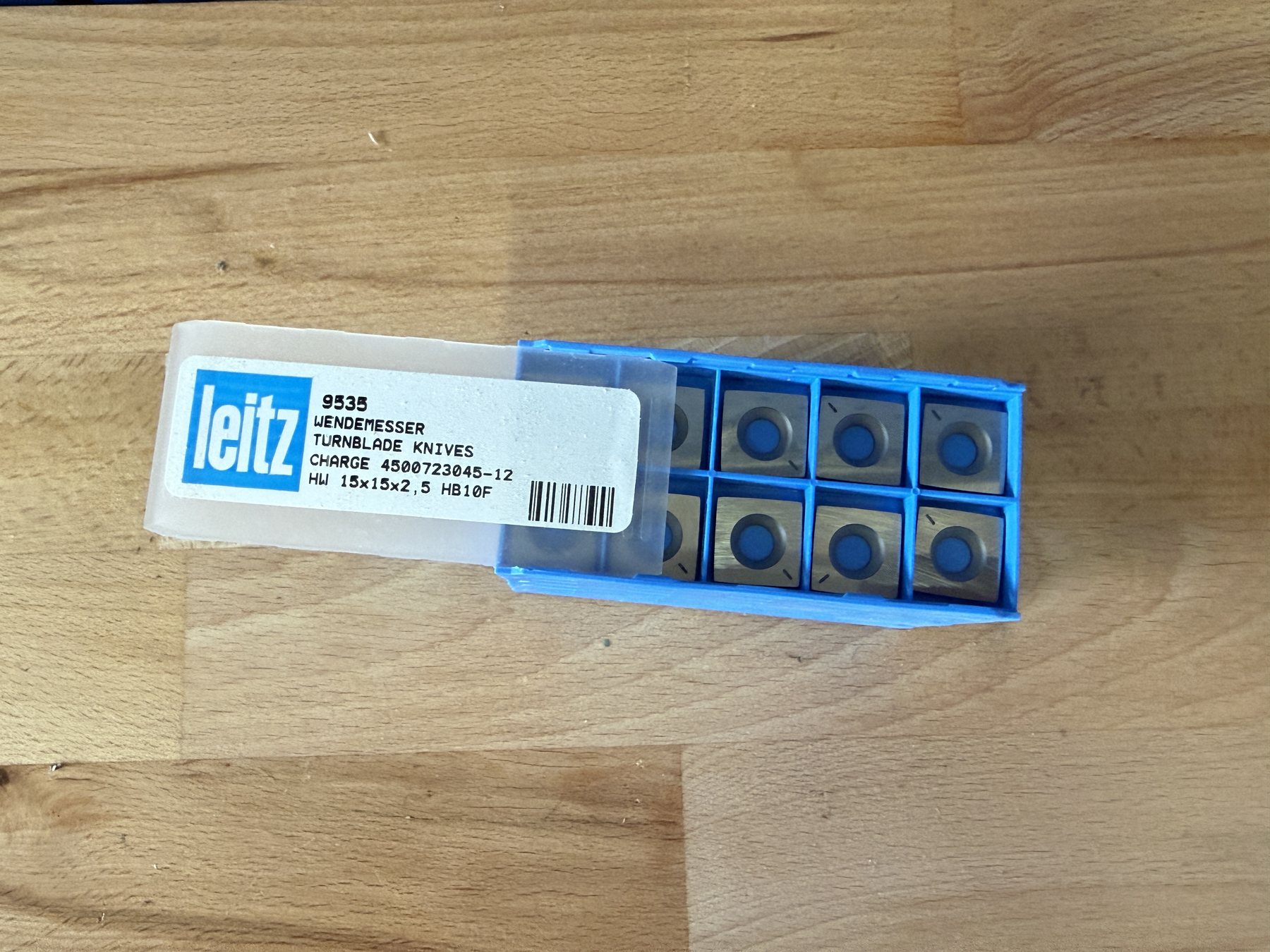 Posten Wendemesser Leitz Typ 9535 15x15x2,5