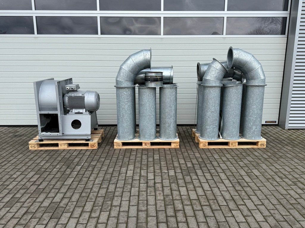 Ventilator und Rohre